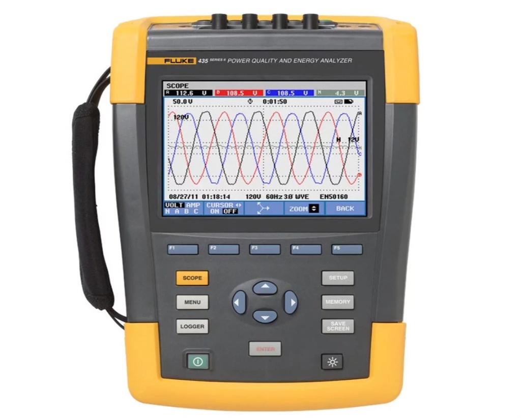 Fluke 435 power quality and energy analyzer