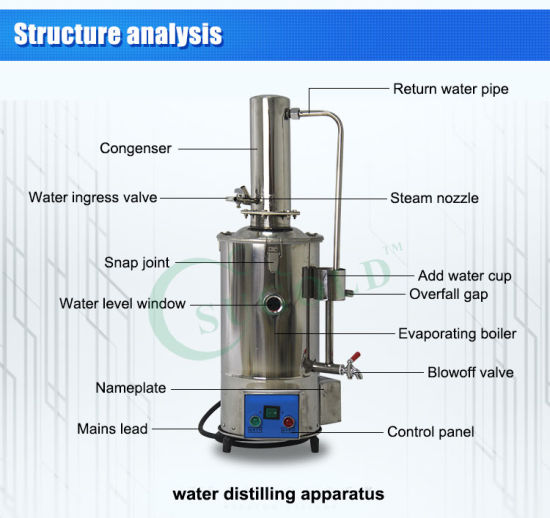 Distilled water apparatus