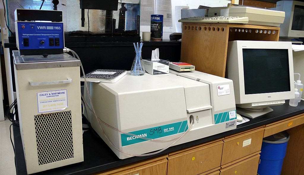 Ultraviolet–visible spectroscopy (spectrophotometer)