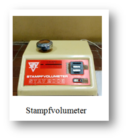 Stampfvolumeter